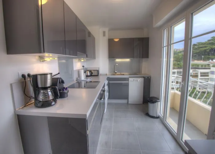 Beau 2 Pieces 3 Etoiles Vue Garage Prive 150m Plages Wifi Cannes